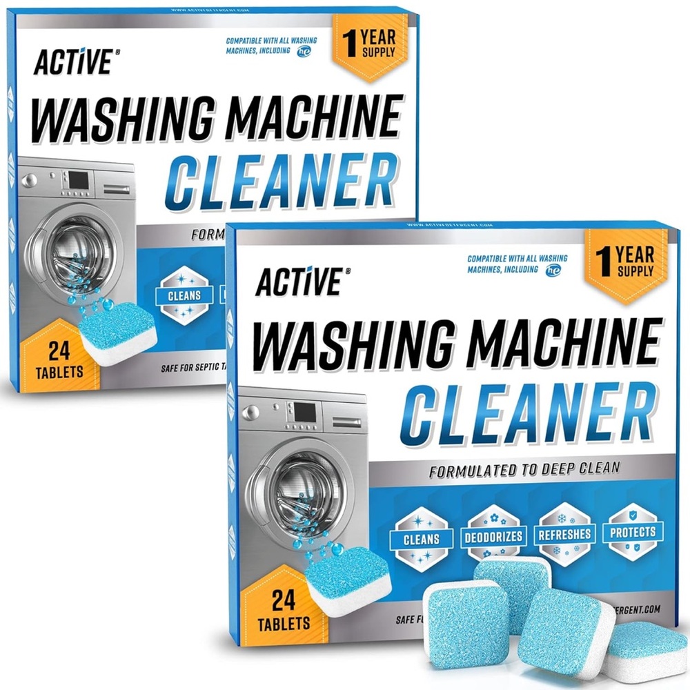Active  Washing Machine Cleaner Tablets - 48 Tablets